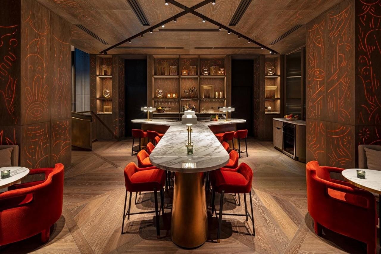 The Londoner has lots of chic bar and restaurant areas