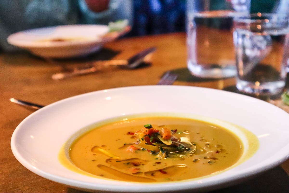 Mulligatawny soup, The Murder Express, London