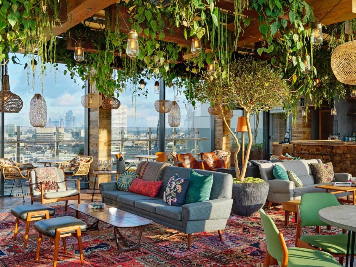 The Nest bar at the Treehouse Hotel 