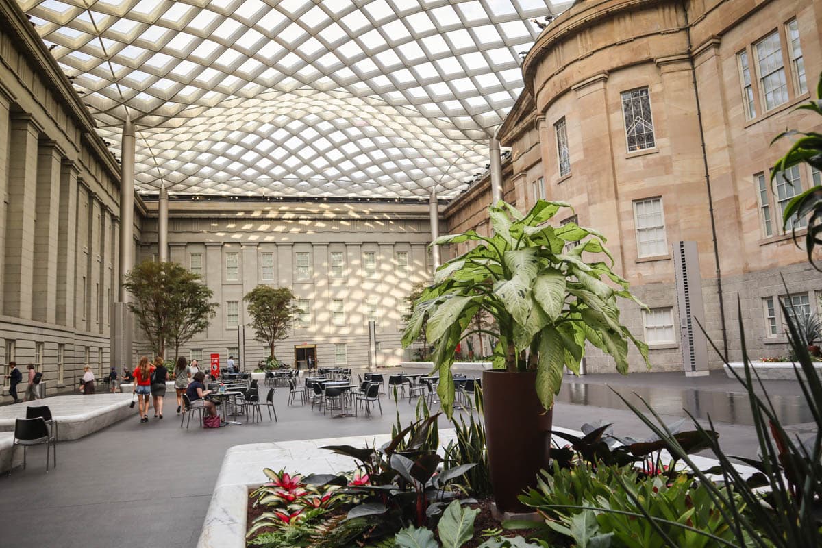 National Portrait Gallery courtyard, Washington DC