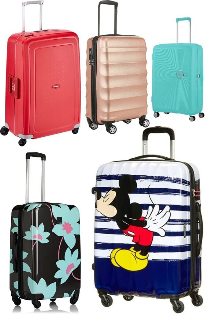 colourful suitcases