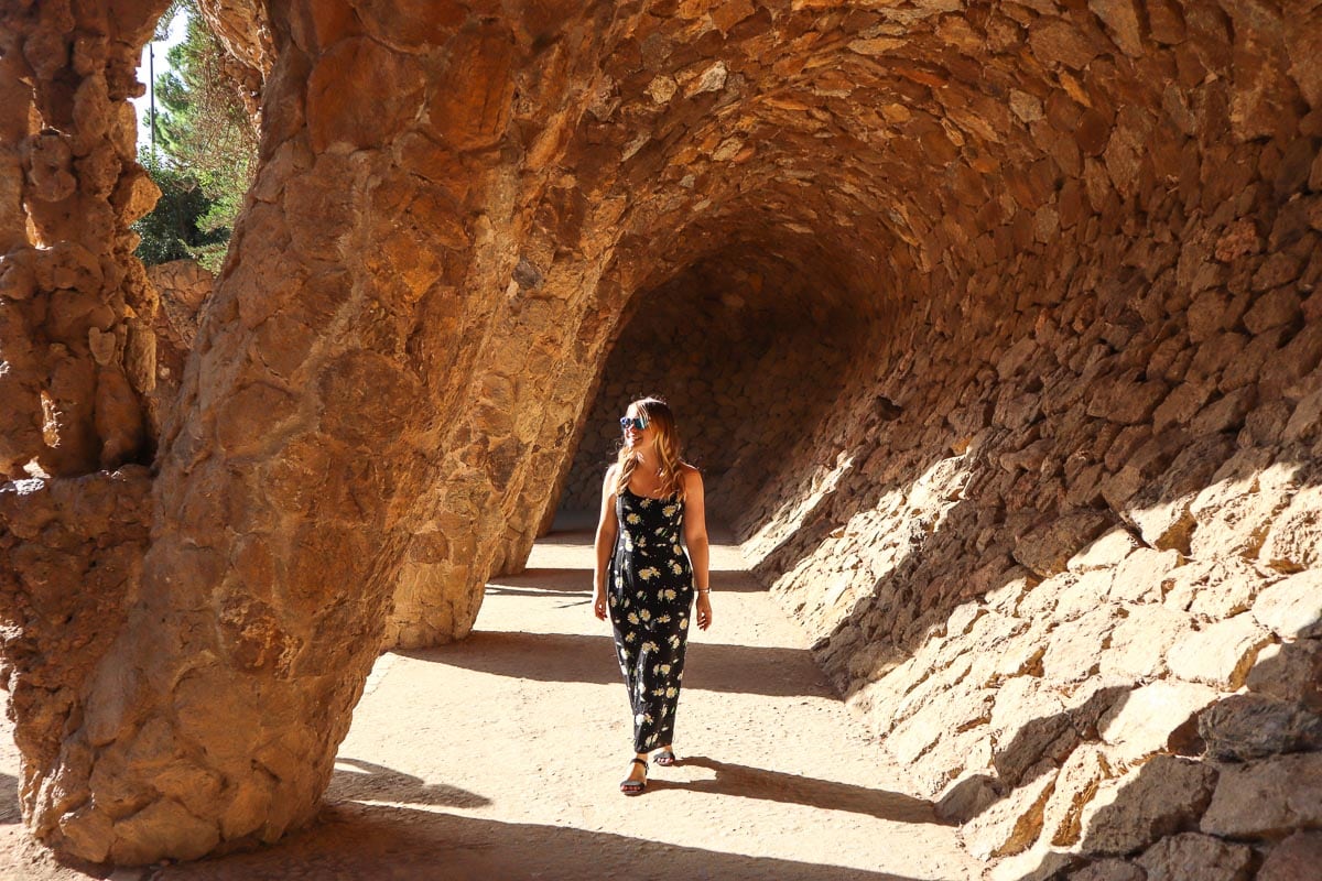 Exploring Parc Guell, Barcelona