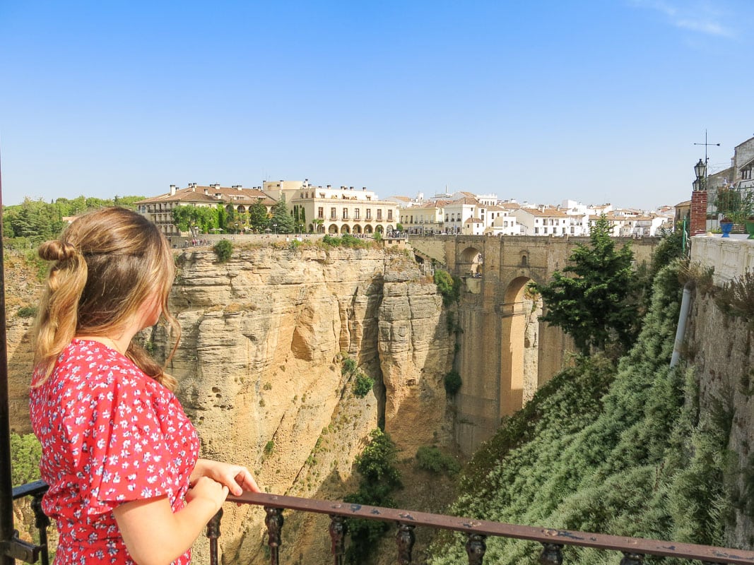 Vicky enjoying a day out in Ronda, Spain
