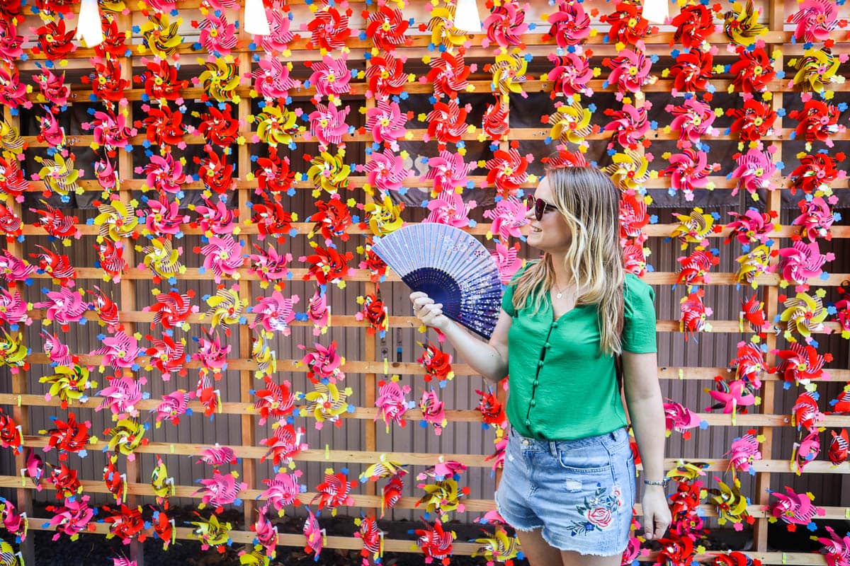 Enjoying colourful Tokyo