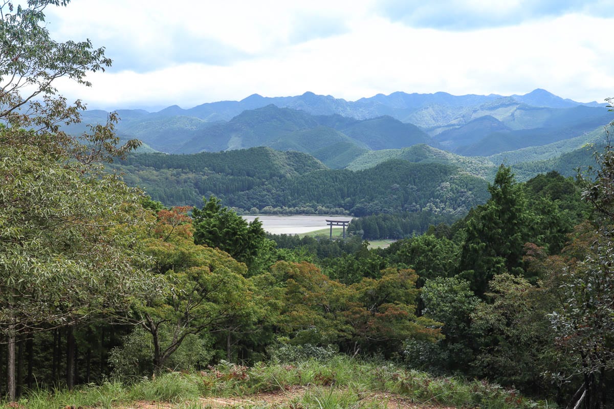 Breathtaking views on the Kumano Kodo trek, Japan