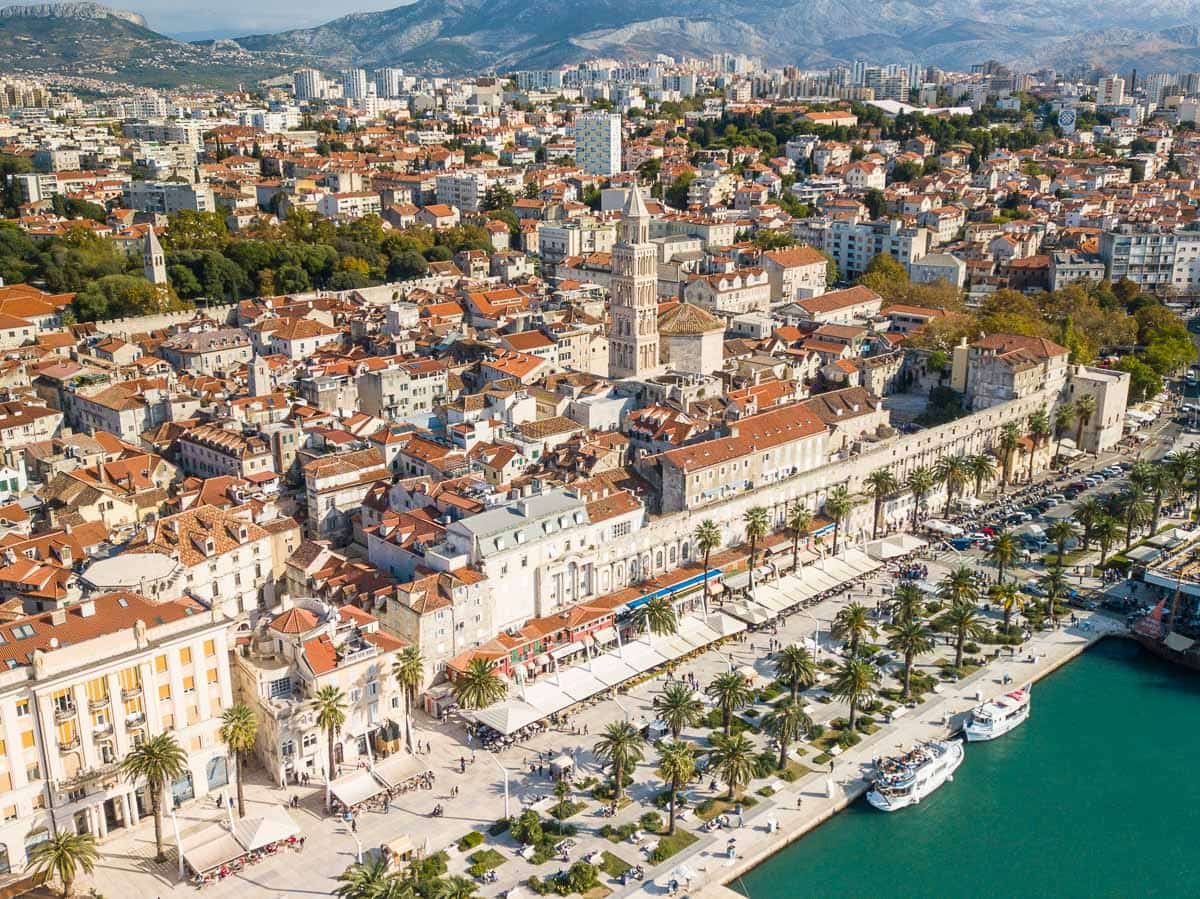 View of Split, Croatia