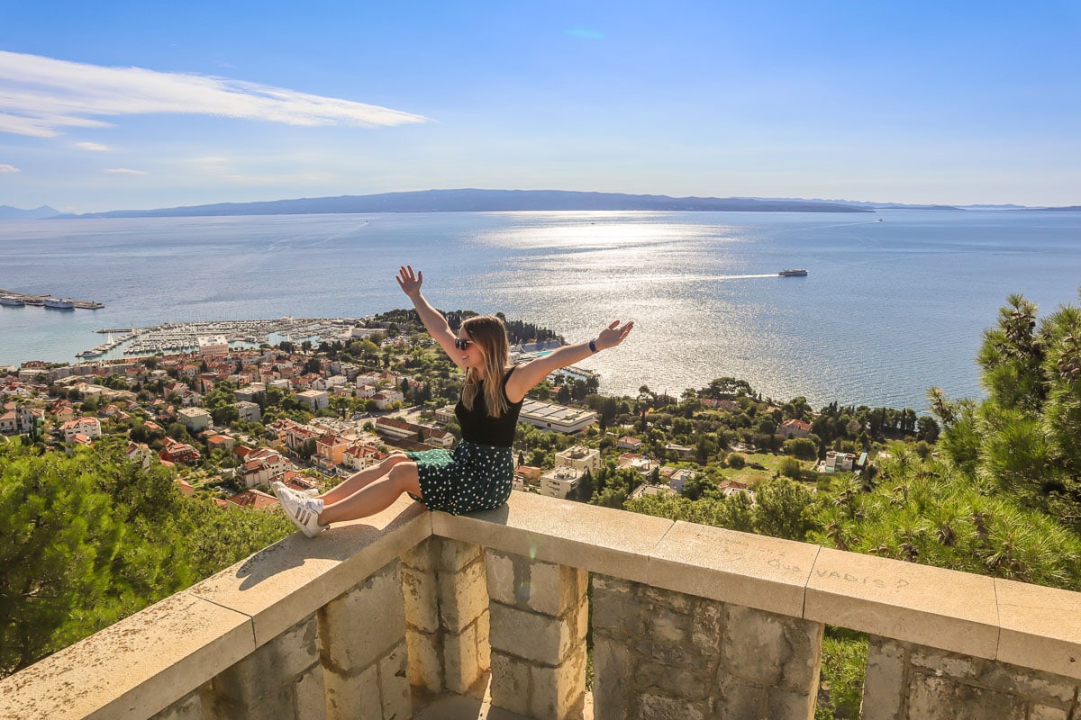 Enjoying the views from Marjan Hill, Split, Croatia