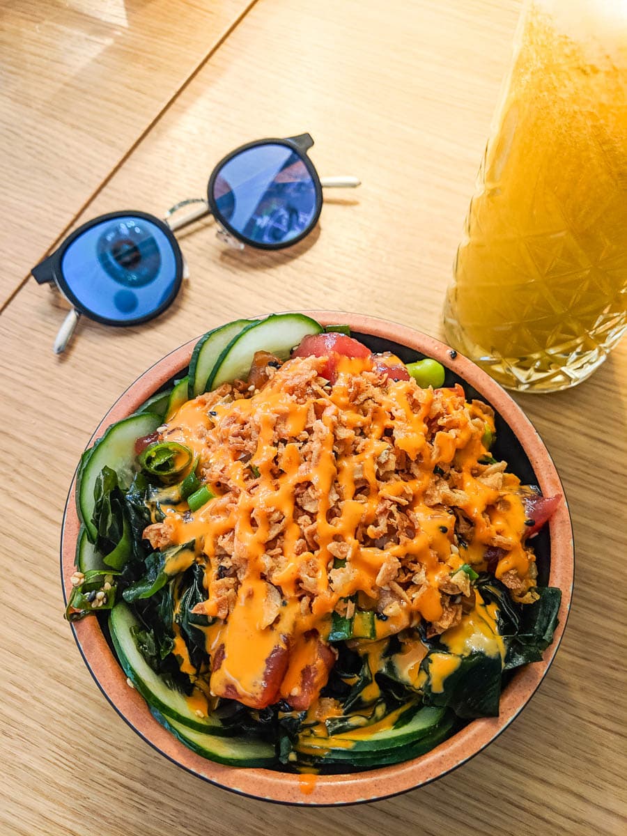 Poke bowl at Maka Maka Split, Croatia