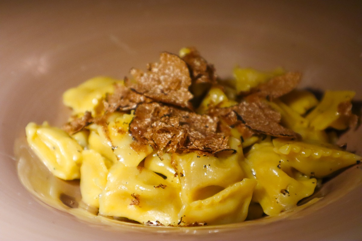 Truffle pasta in Turin