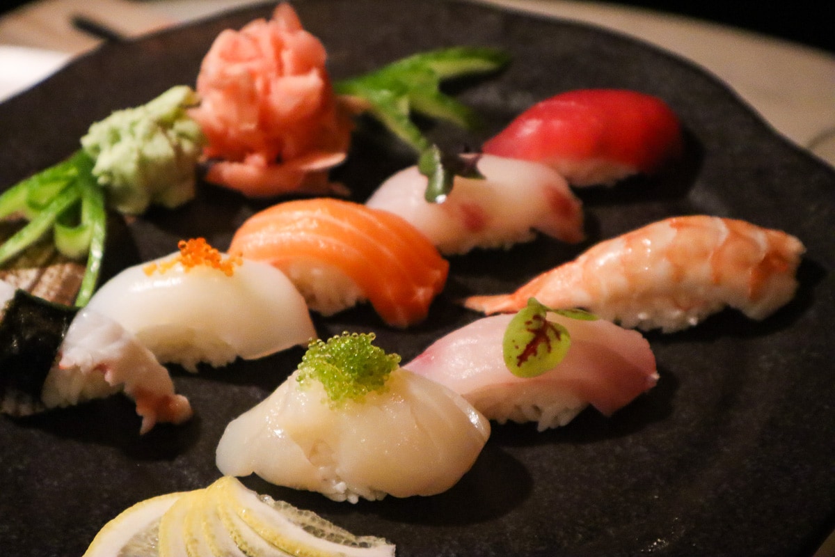 Delicious sushi in Dubai at Teatro, Towers Rotana, Dubai