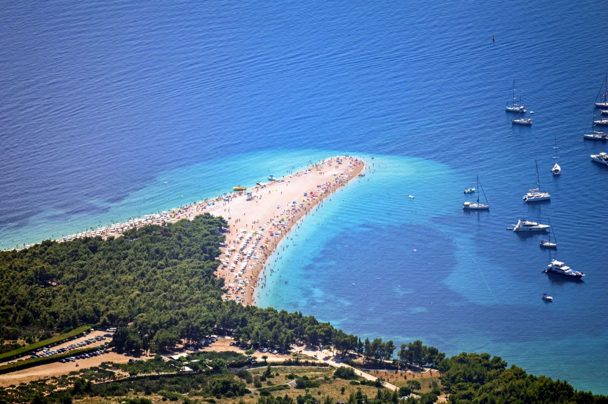 Zlatni Rat, Brac, Croatia