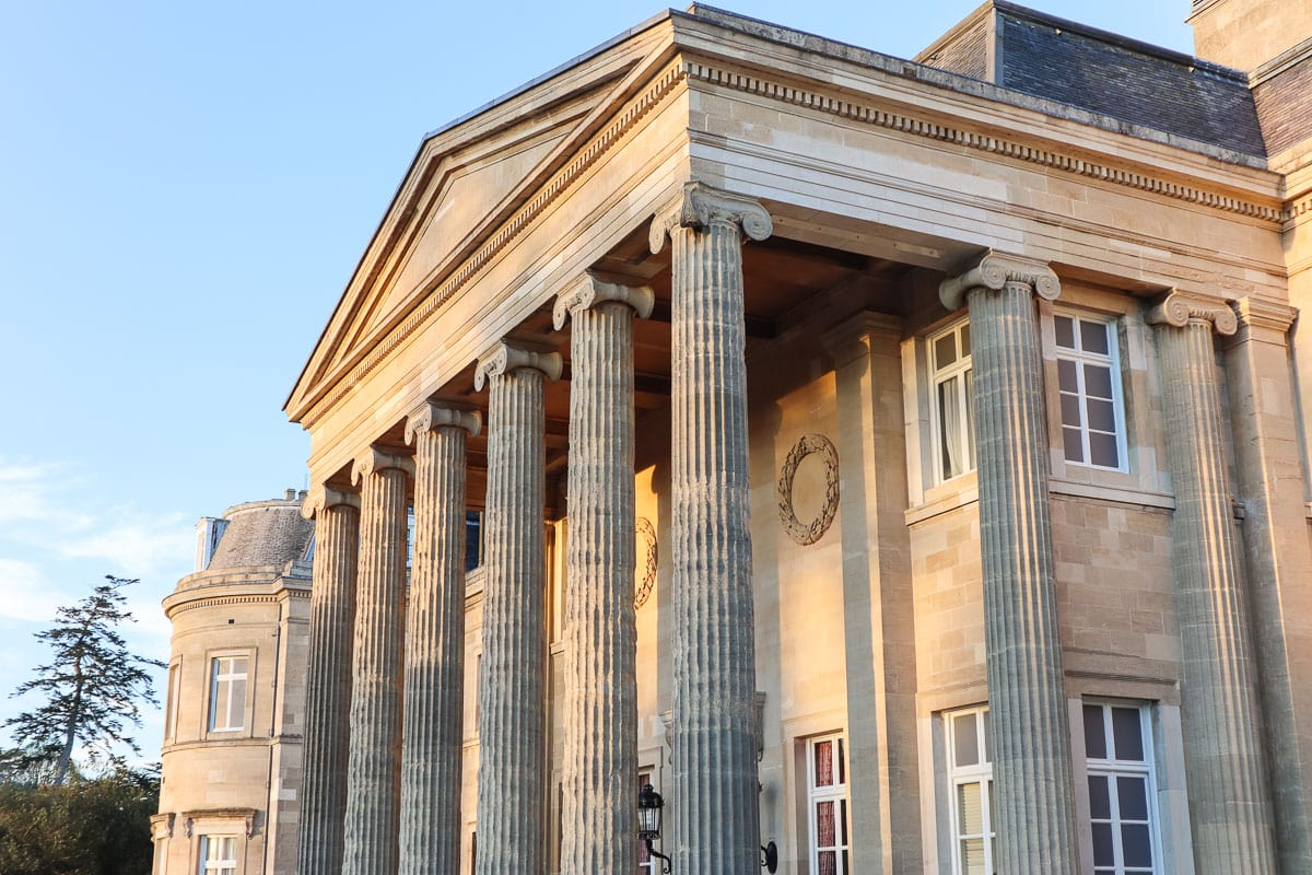 Main facade at Luton Hoo Hotel, Golf & Spa