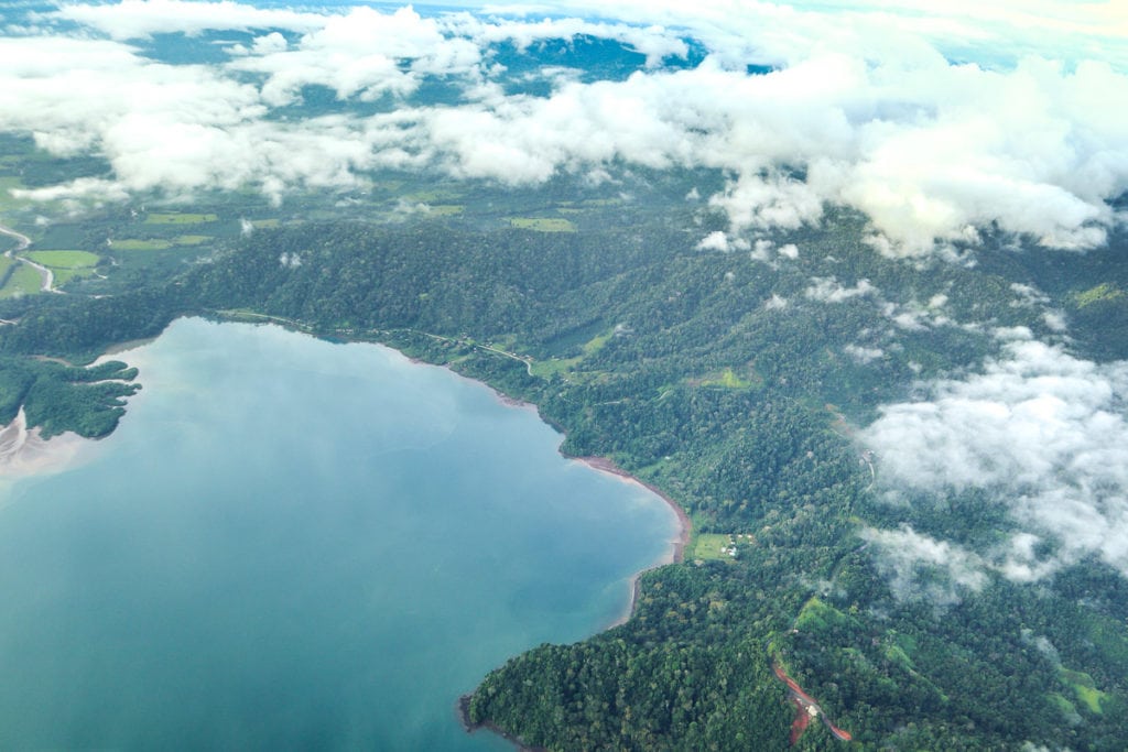 Views on the flight from Puerto Jimenez to San Jose, Costa Rica