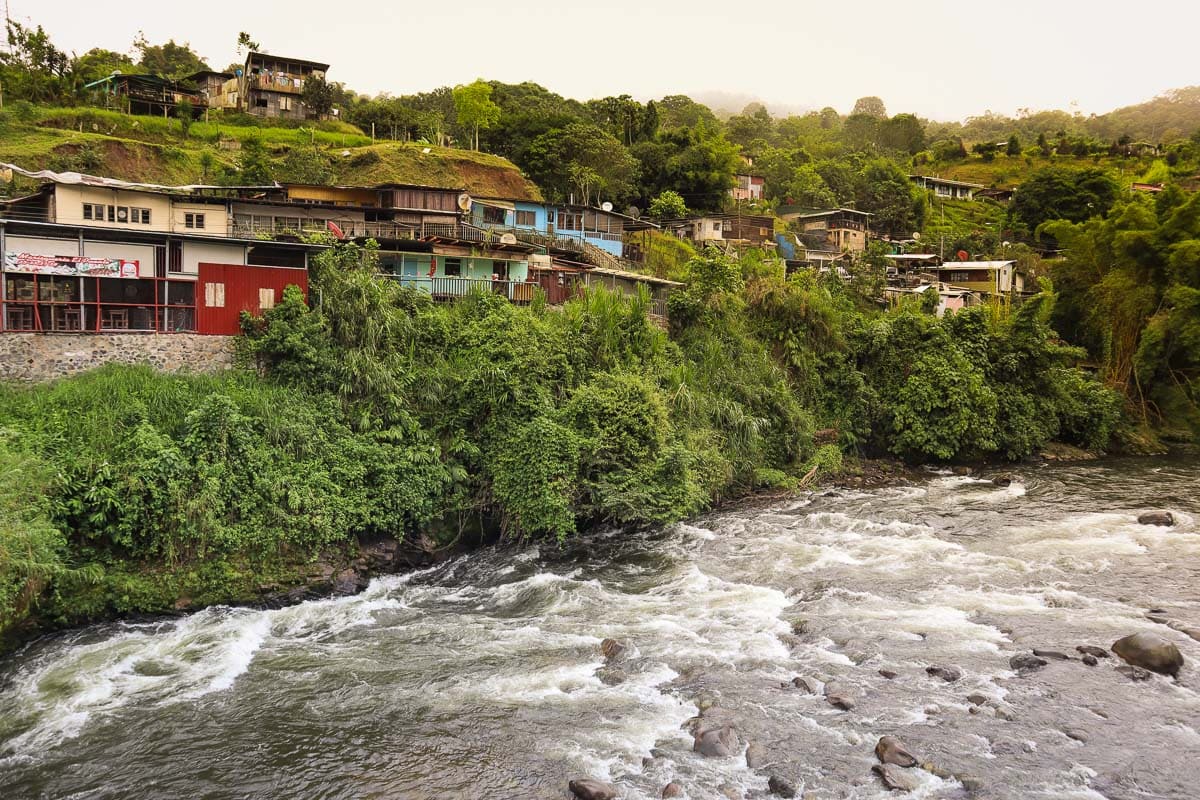 The river in Orosi