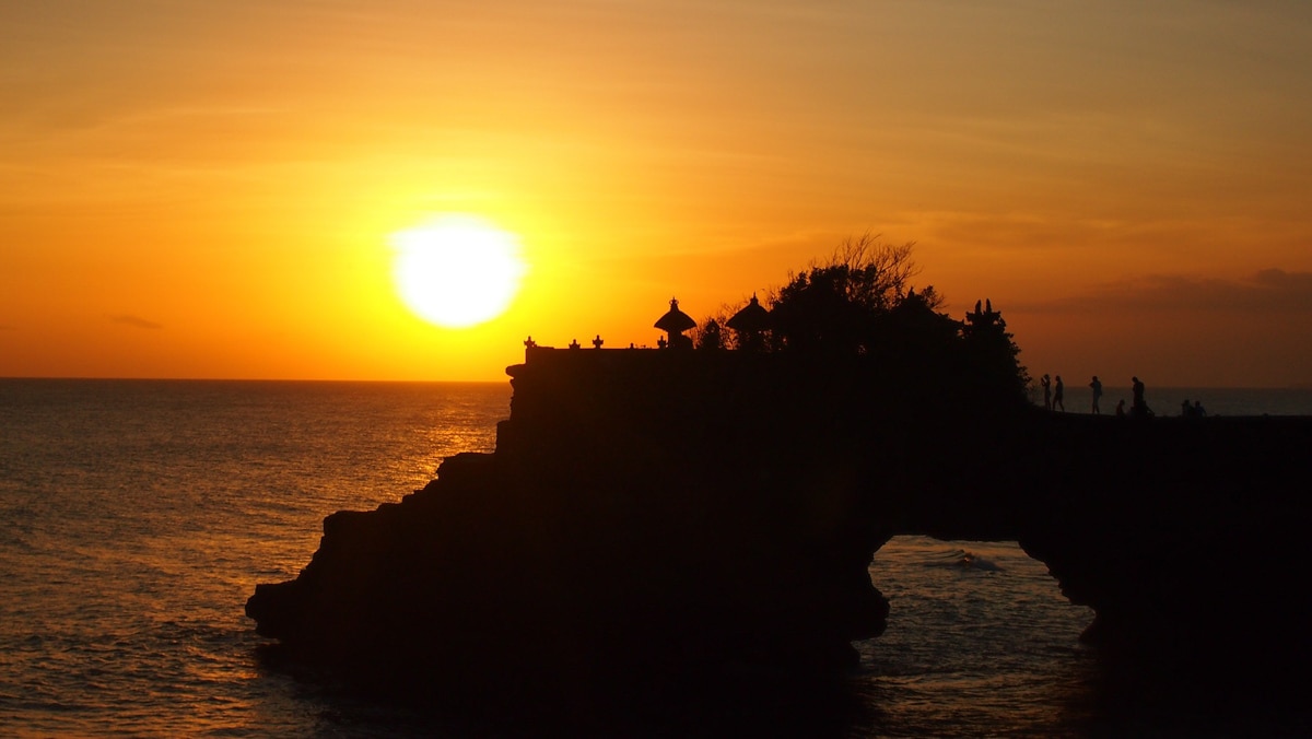 Sunset at Tanah Lot, Bali 