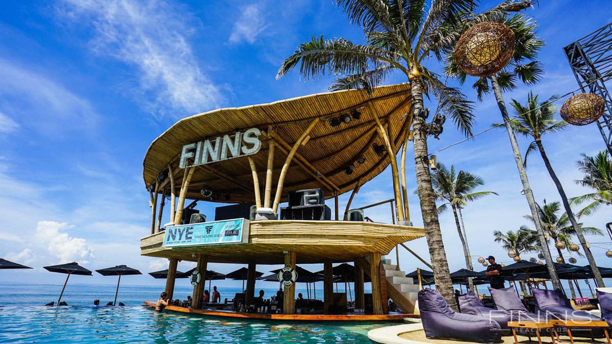 Finns Beach Club - one of the top places to visit in Canggu