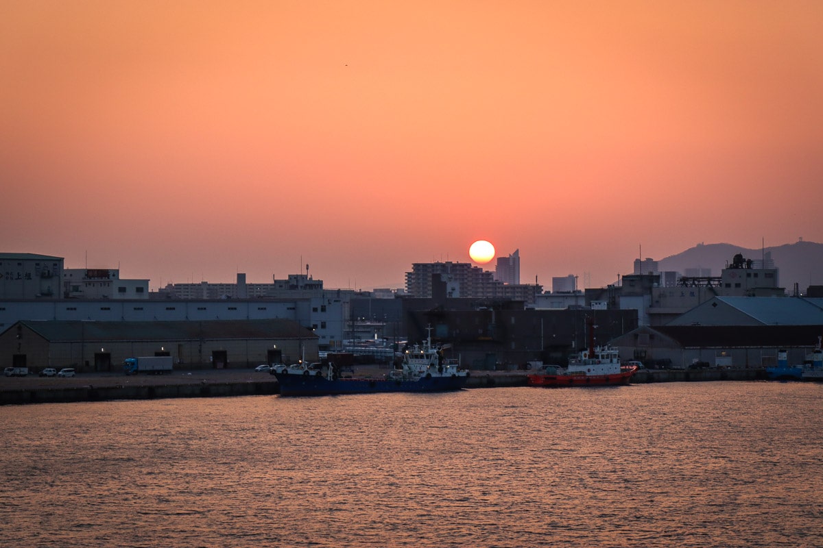 Sunset views in Kobe