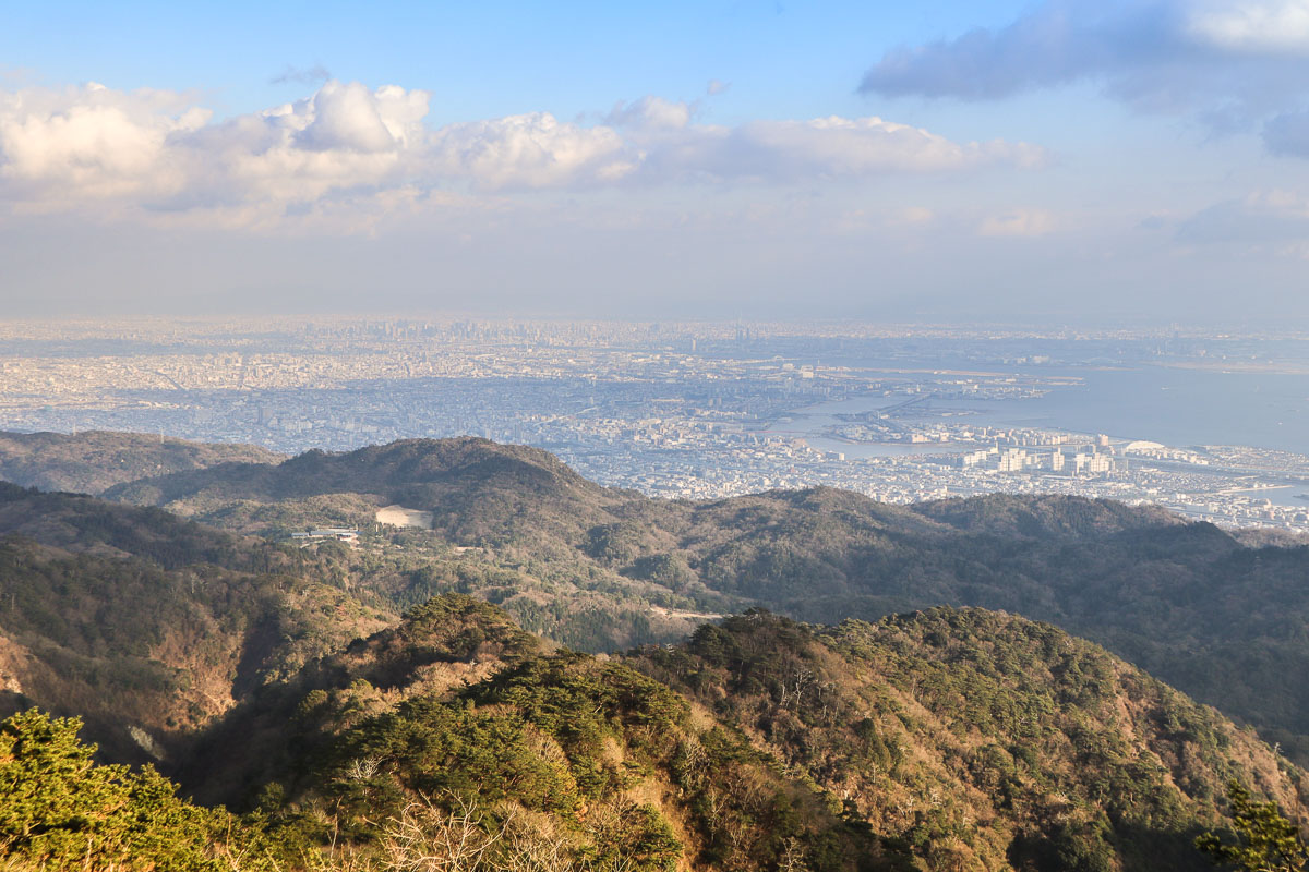 Views from Rokko Garden Terrace, Mount Rokko - a great day trip from Kobe