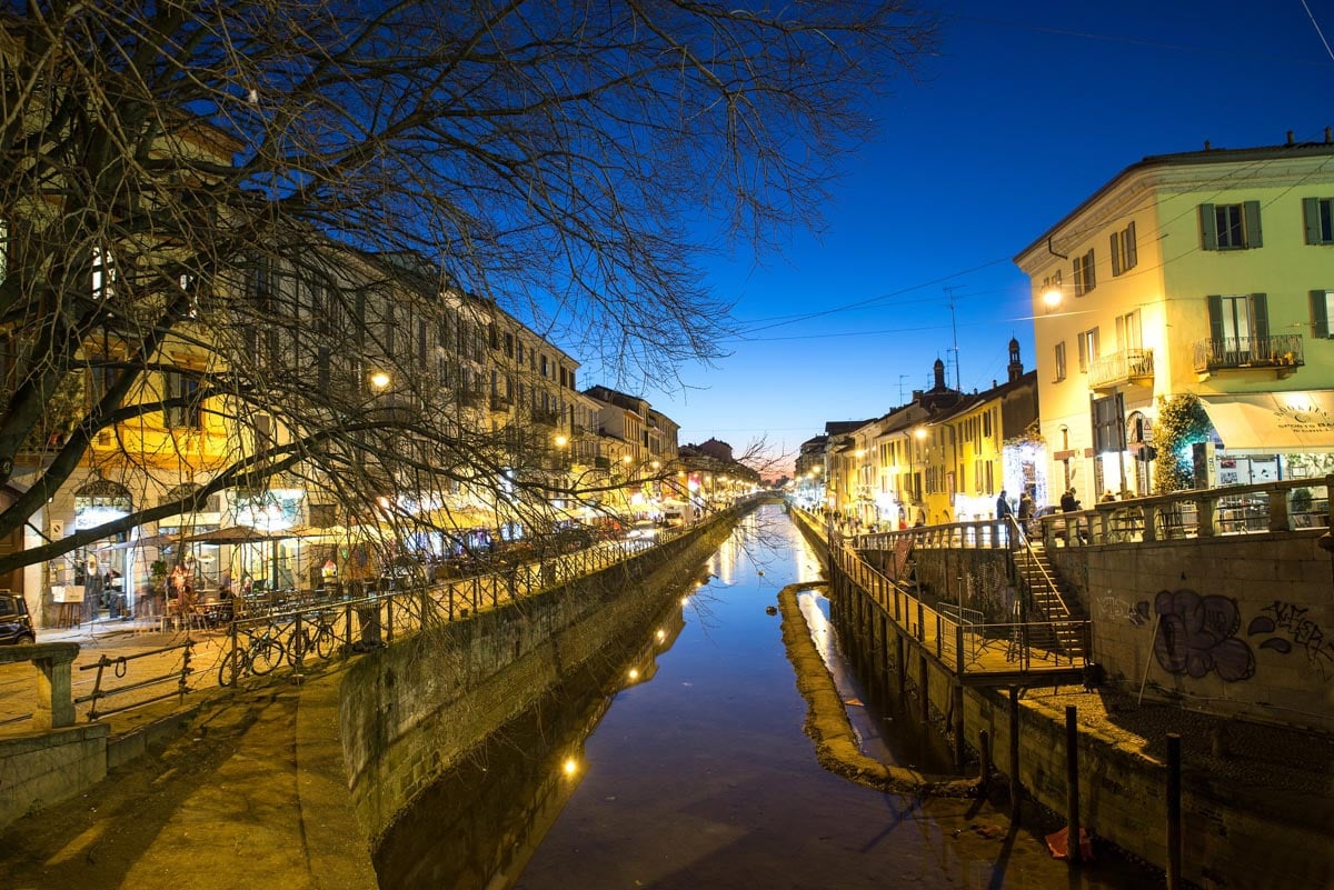 Navigli District in Milan 