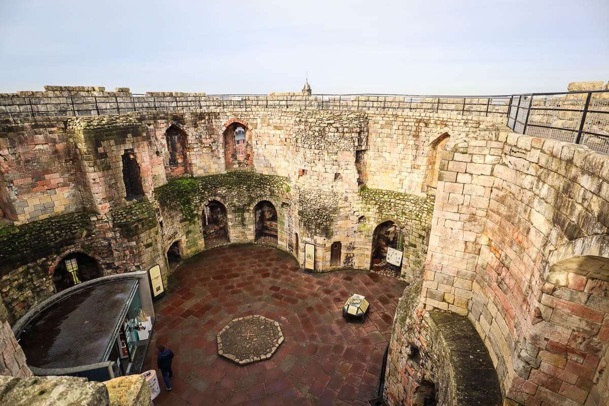 View over Clifford's Tower, York