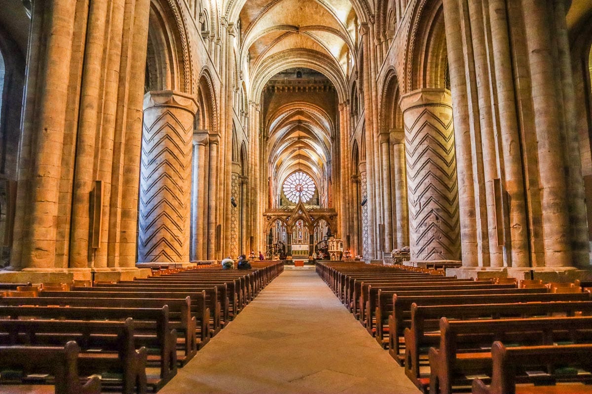 Inside Durham Cathedral