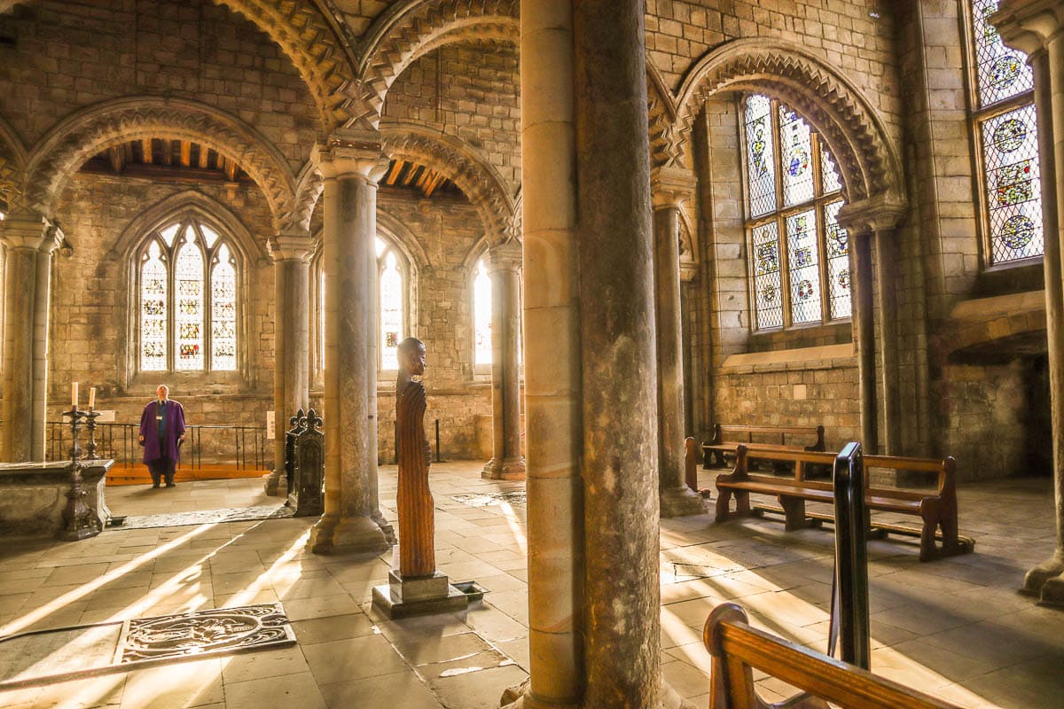 Inside Durham Cathedral