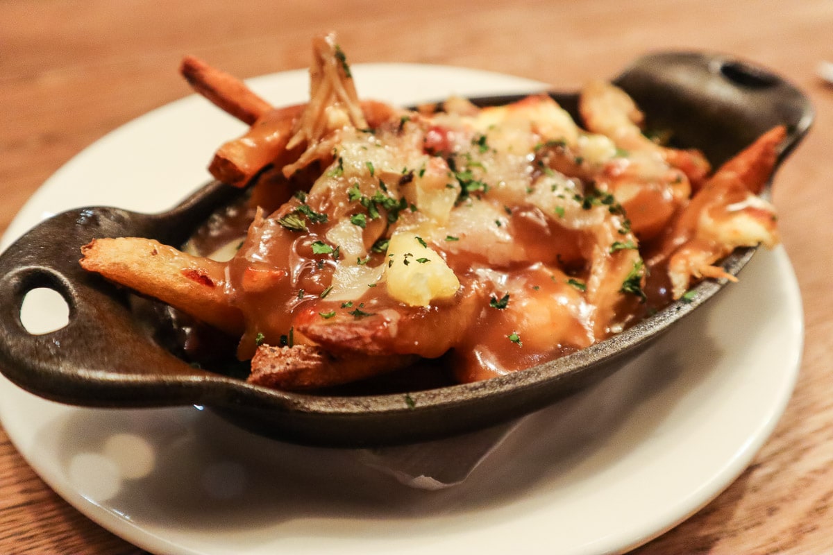 Poutine on the Montreal food tour