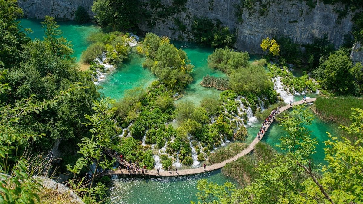 Day trip from Split to Plitvice Lakes, Croatia