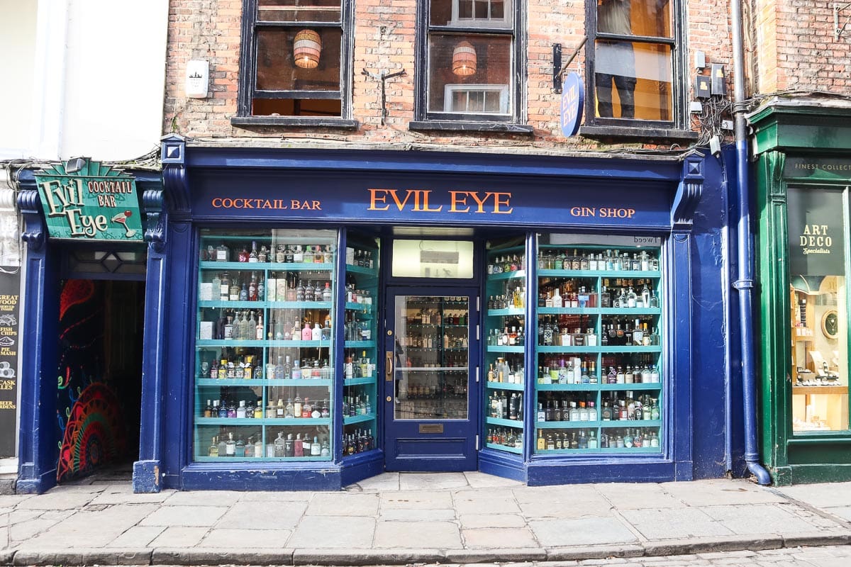 Evil Eye, gin shop and bar, York