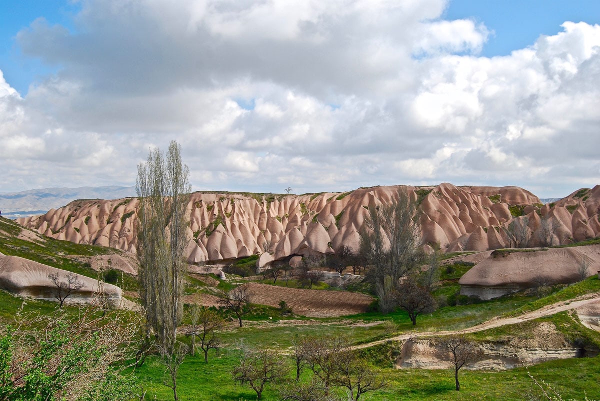 Stunning rock formations in Cappadocia