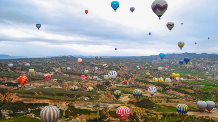 hot air balloon tour turkey