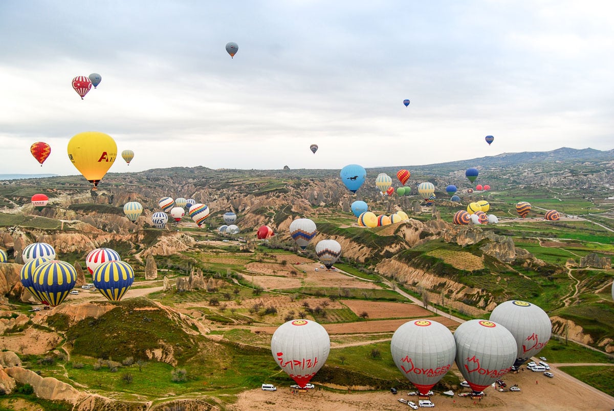 Cappadocia hot air balloon tour