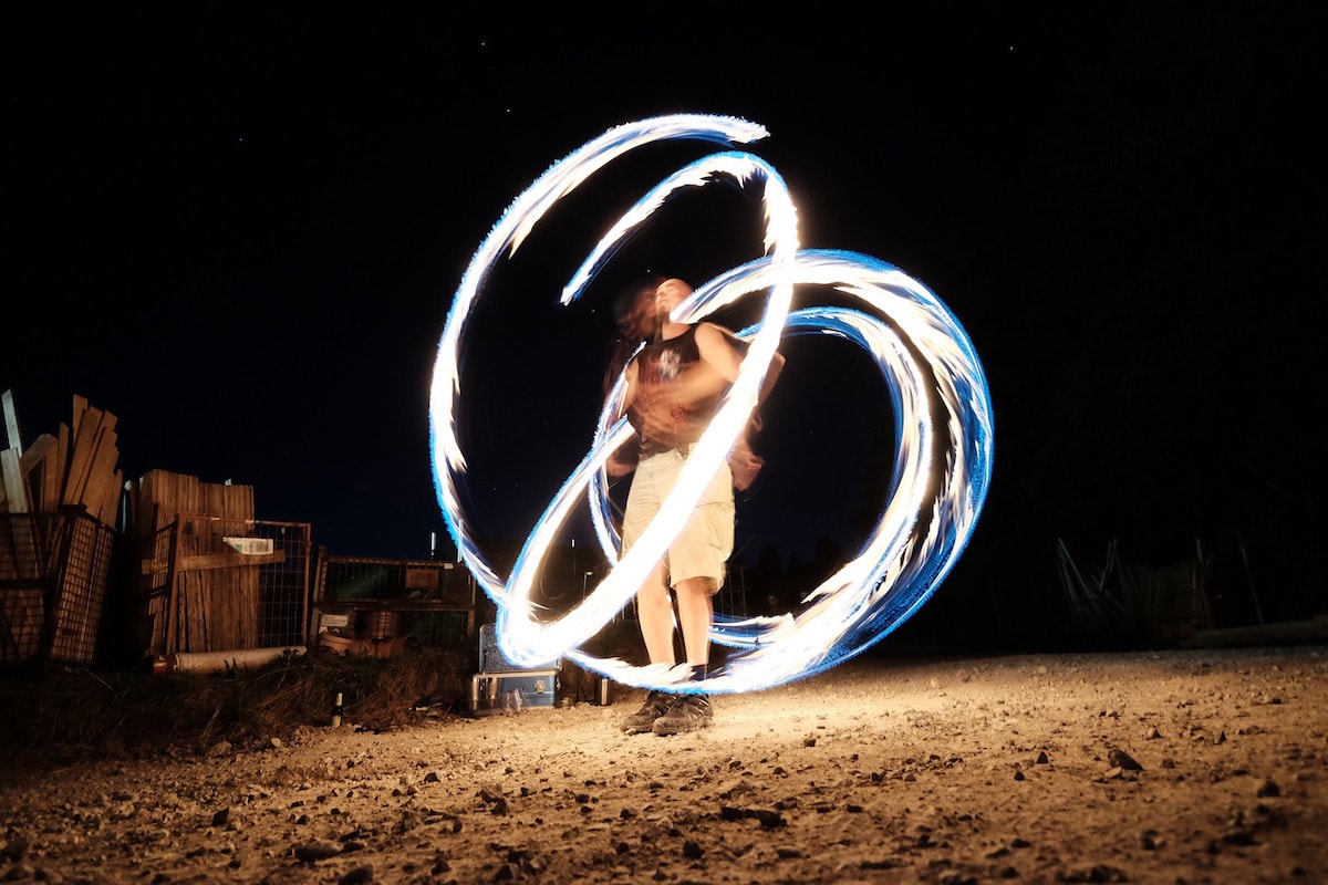 Fire dancer