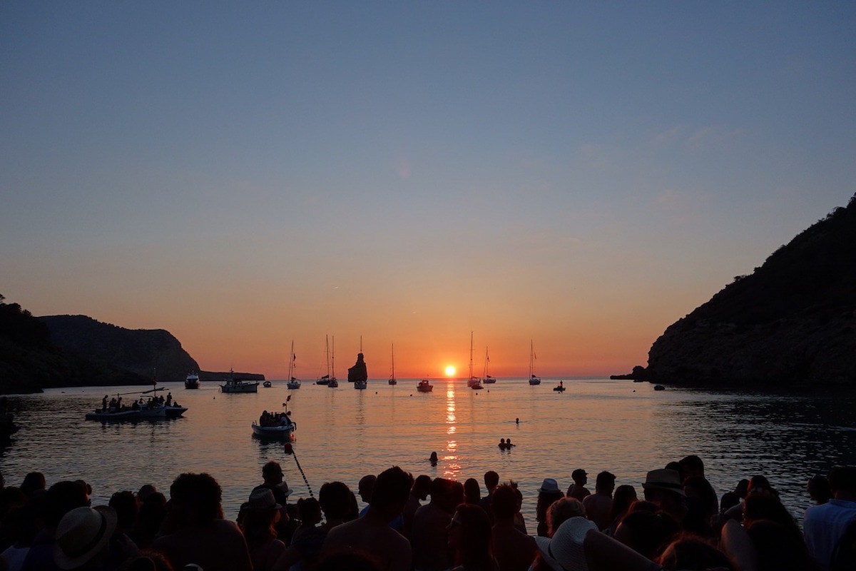 Cala Benirràs at Sunset, Ibiza