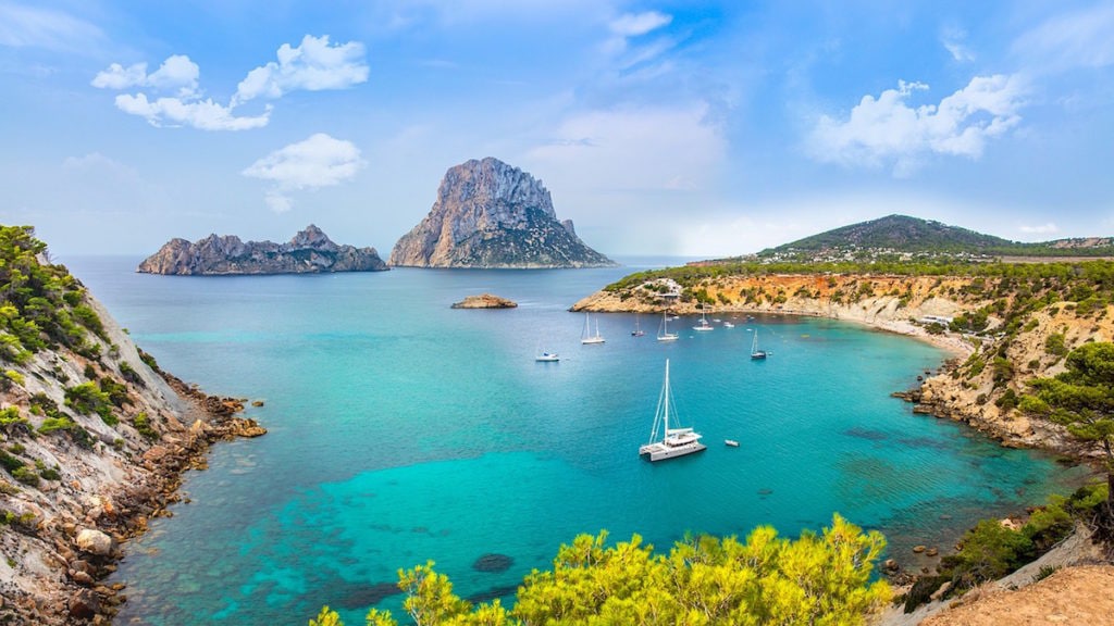 Beautiful beaches in Ibiza