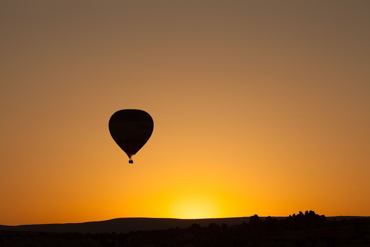 Sunrise hot air balloon trip in Ibiza