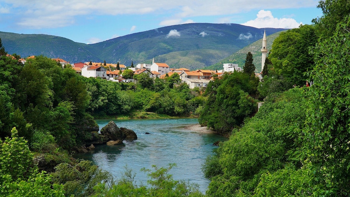 Mostar town, Bosnia and Herzegovina