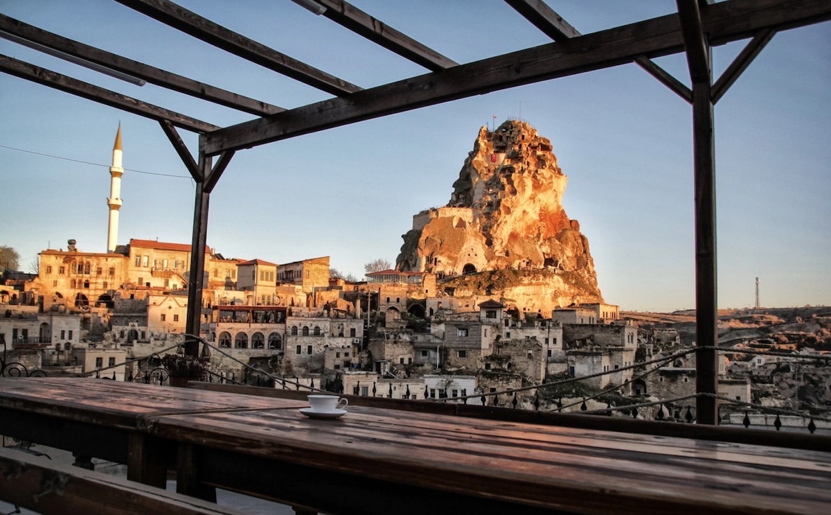 Patisca Cave House - view from the terrace