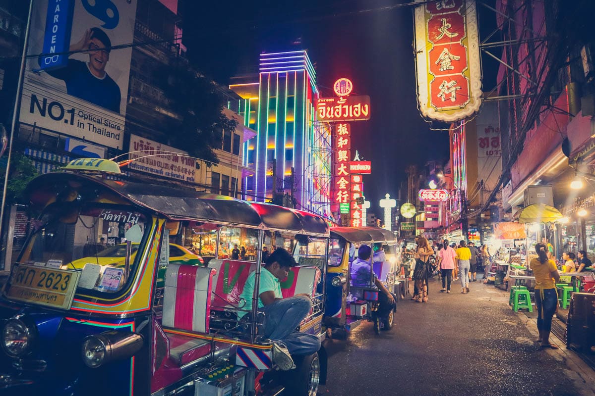 Chinatown at night, Bangkok