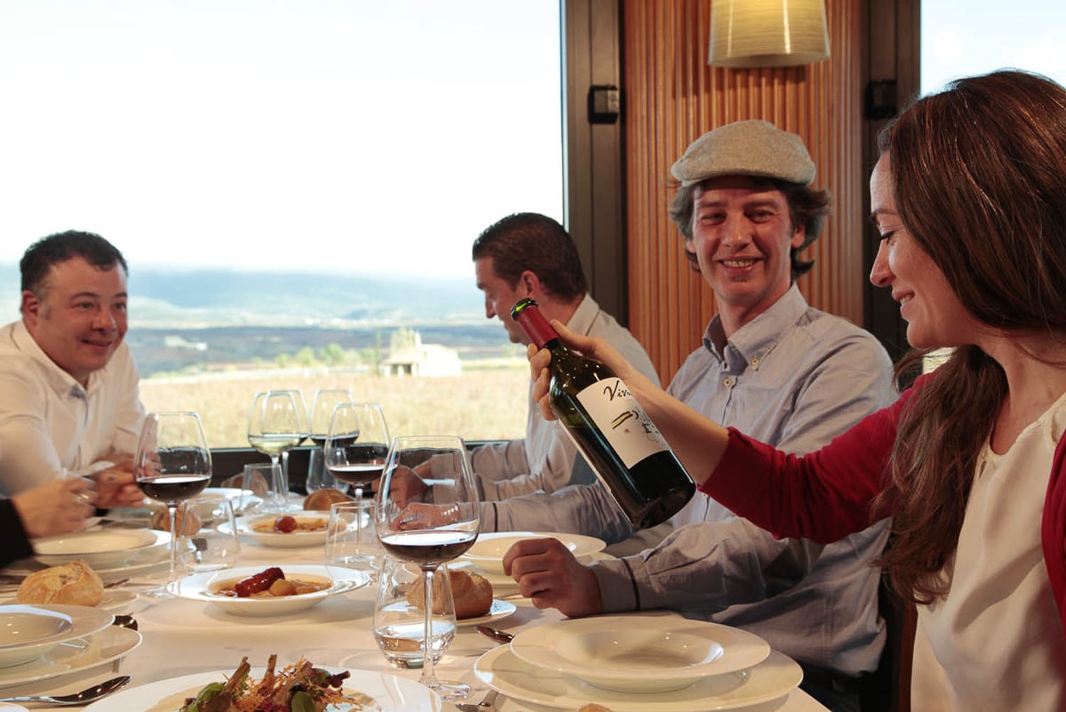 Lunch time at Vivanco Wine Museum, Spain