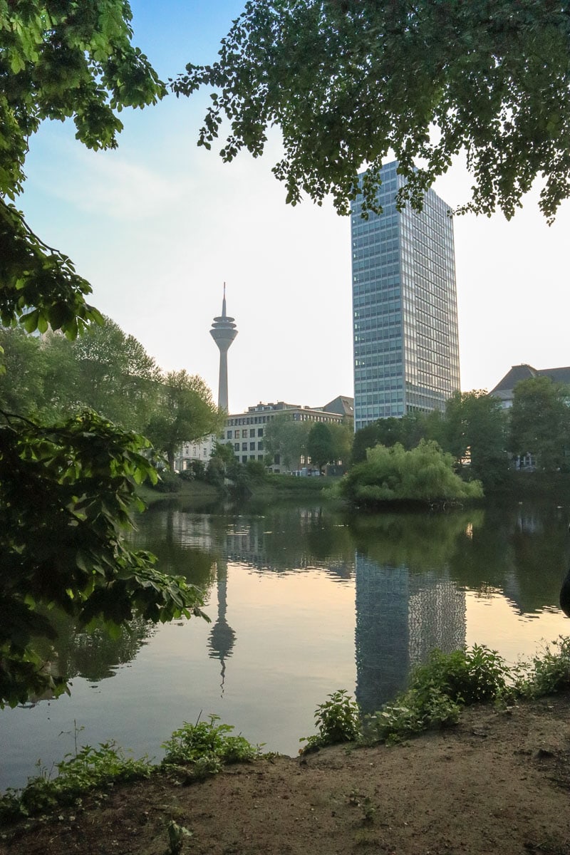 Sunset in Dusseldorf