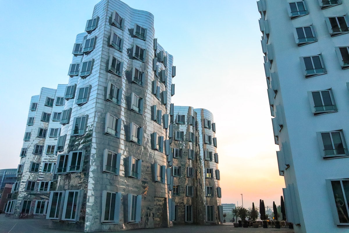 Frank Gehry's architecture in Dusseldorf