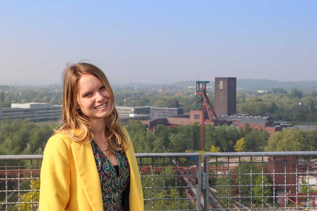 View from the Ruhr Museum overlooking Zeche Zollverein 