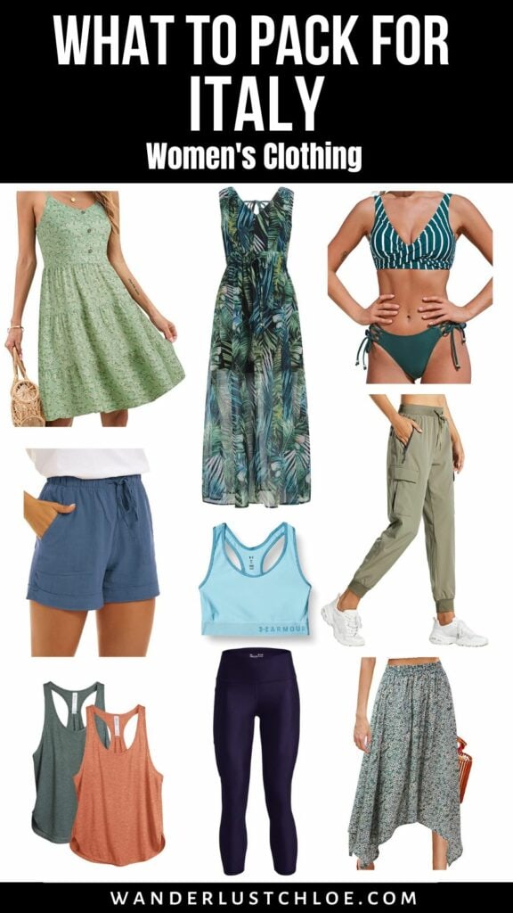 what to pack for italy for women