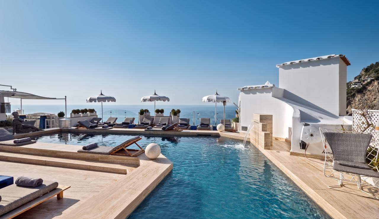 Pool at Hotel Villa Franca, Positano