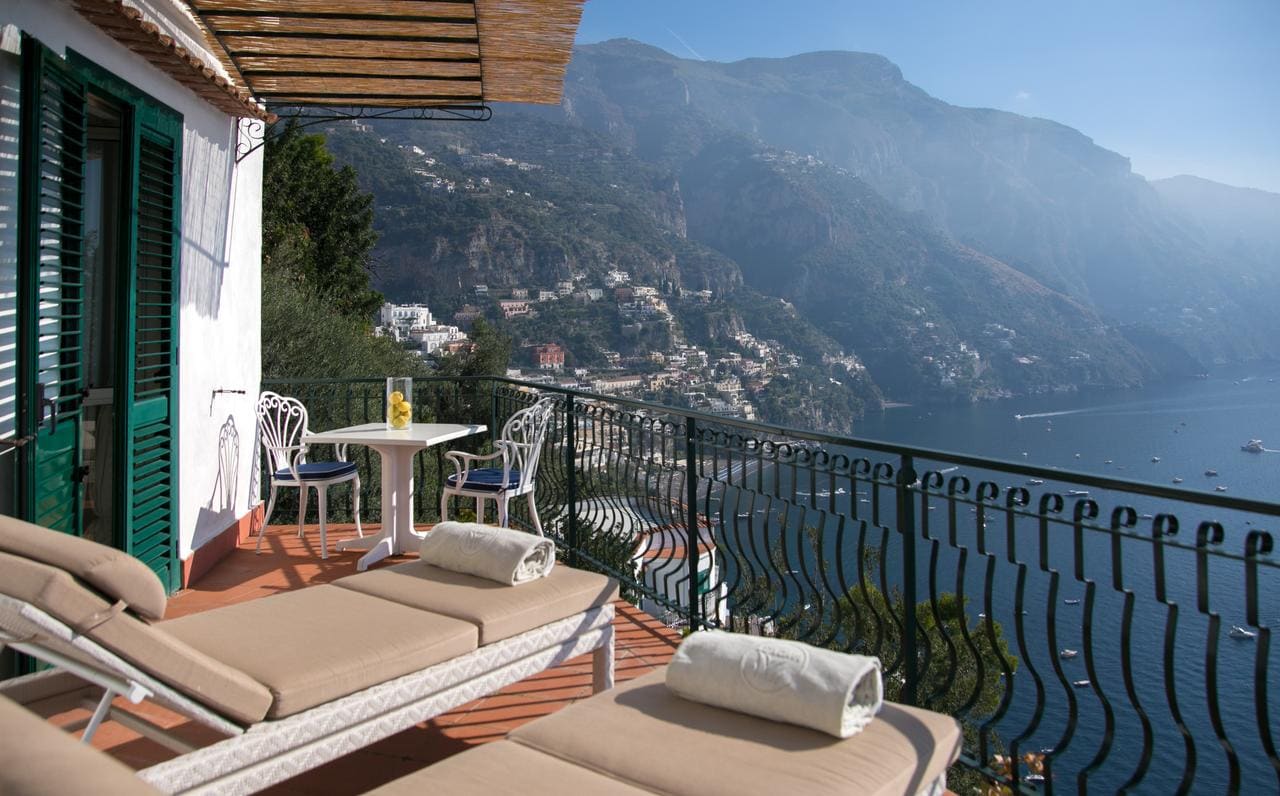 Beautiful views from Hotel Le Agavi, Positano