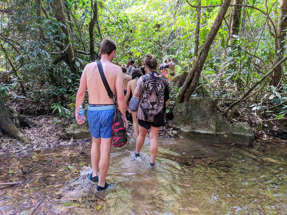 Nam Talu Cave hike, Khao Sok National Park