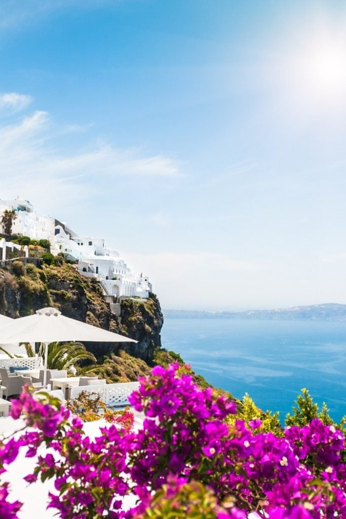 Beautiful view in Santorini