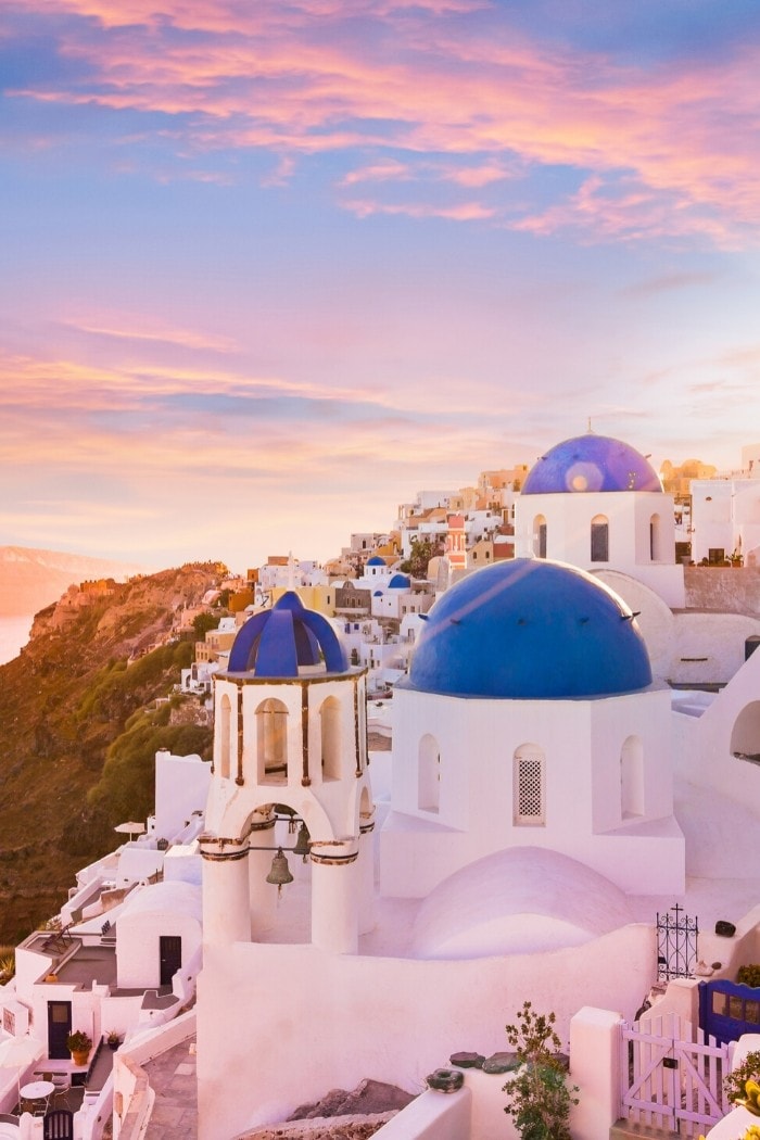 Sunset in Santorini