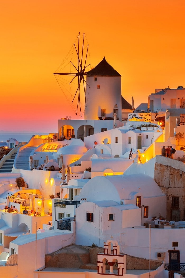 Sunset in Santorini